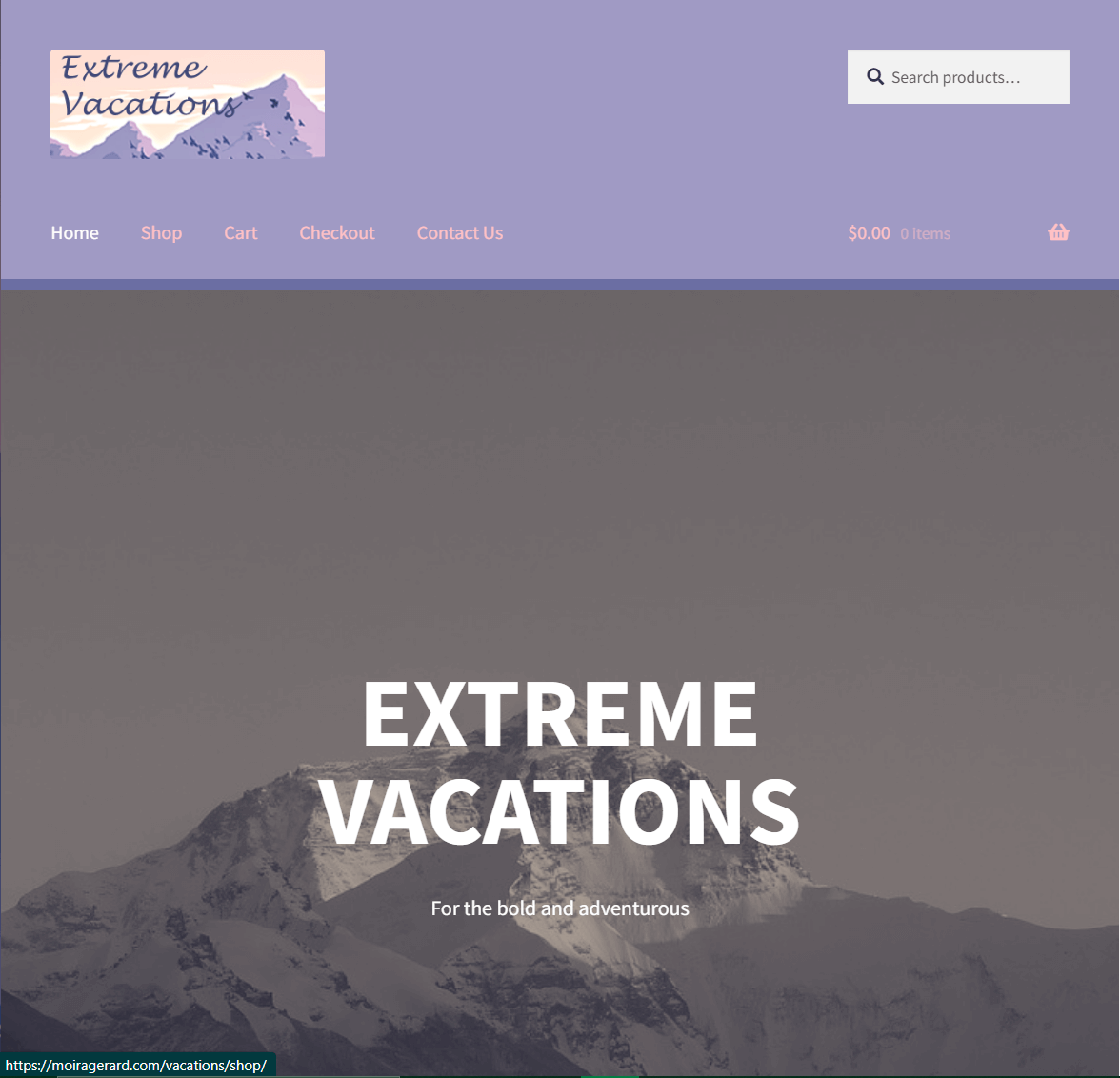 Vacations Website